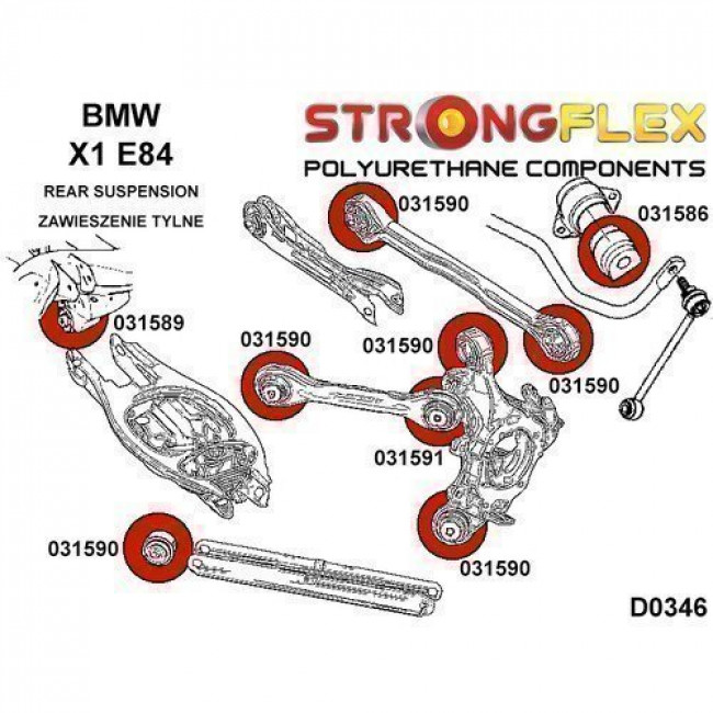 Σινεμπλόκ Πολυουρεθάνης Strongflex Sport ψαλιδιού - (031590A)