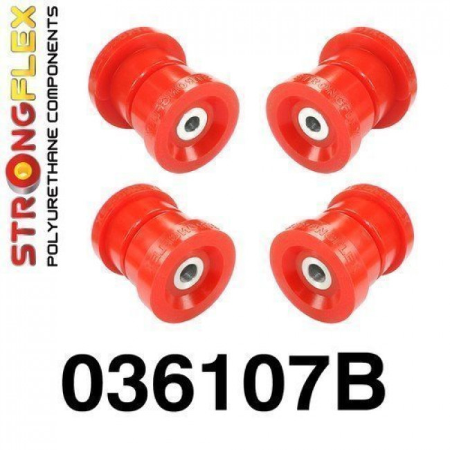 Set Σινεμπλόκ Πολυουρεθάνης Πίσω Γέφυρα Strongflex εσωτερικό BMW E36 - 80ShA - 4 Τμχ. - (036107B) - (036107B)