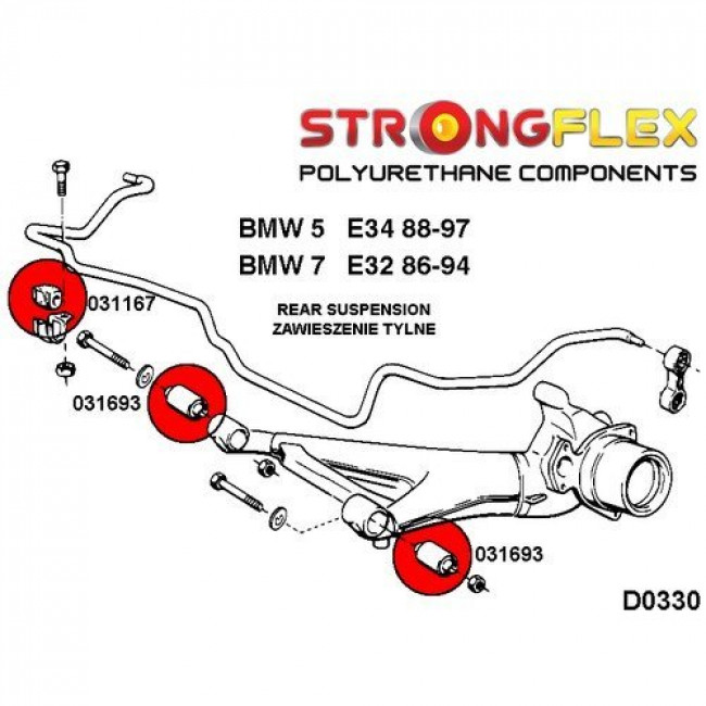 Σινεμπλόκ Πολυουρεθάνης Strongflex Sport πλήρες κιτ  - 18 Τεμ. - (036173A)