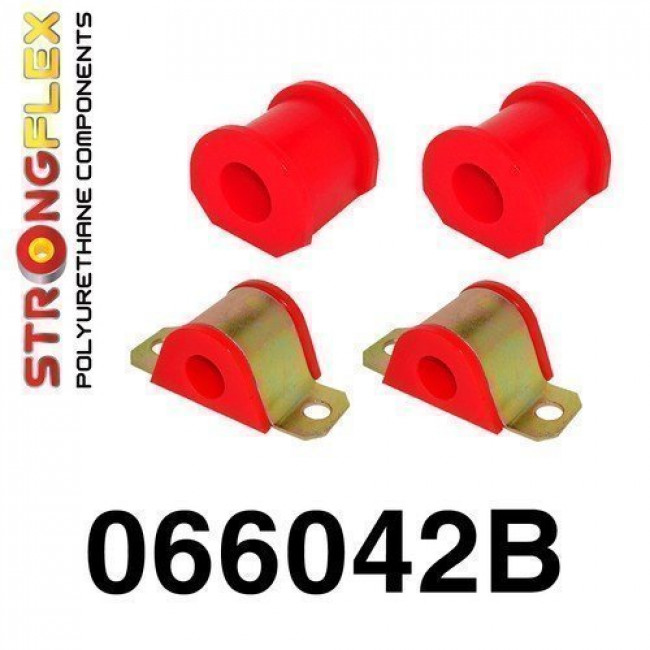 Set Σινεμπλόκ Πολυουρεθάνης Strongflex Εμπρός Ζαμφόρ Fiat Cinquecento & Seicento - 4 Τεμ. - (066042B)