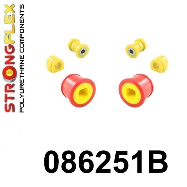 Μπροστινό Κιτ Σινεμπλόκ Πολυουρεθάνης Strongflex Honda Civic X (15-21) FC1 / FC2 FC3 FC4 FC5 FK4 FK7 - 80Sha - 6 Τμχ. - (086251B)