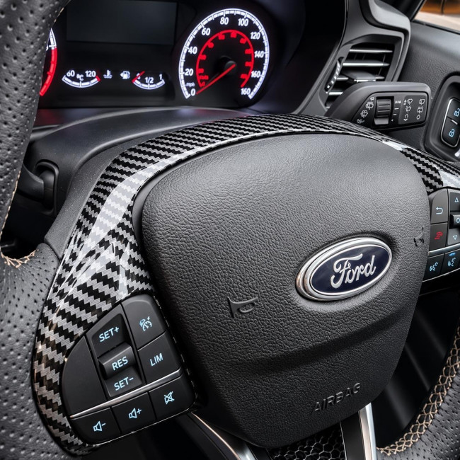 Τριμ Τιμονιού Ford Fiesta MK8 (2017-2023) - Look  Carbon - 2 Τμχ. - (1005004669726643-CF)