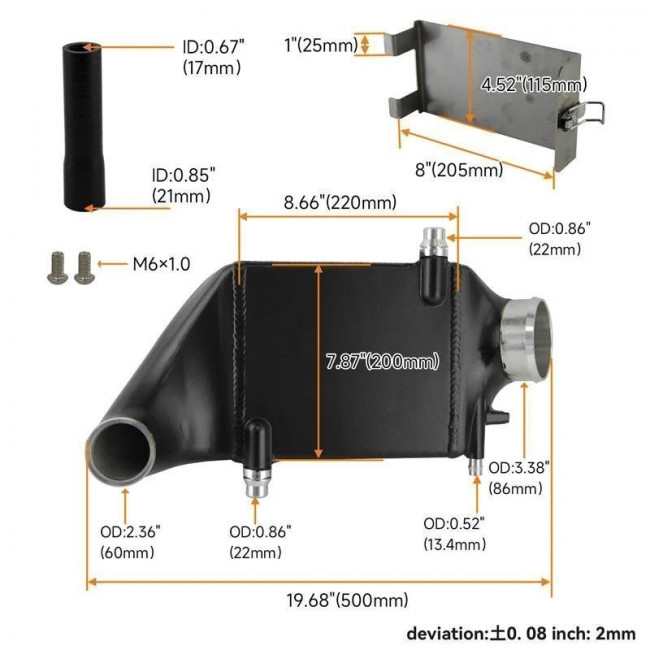 Κιτ Intercooler Mercedes A45/CLA45/GLA45 AMG - 1 Τμχ. - (1005005033731442)