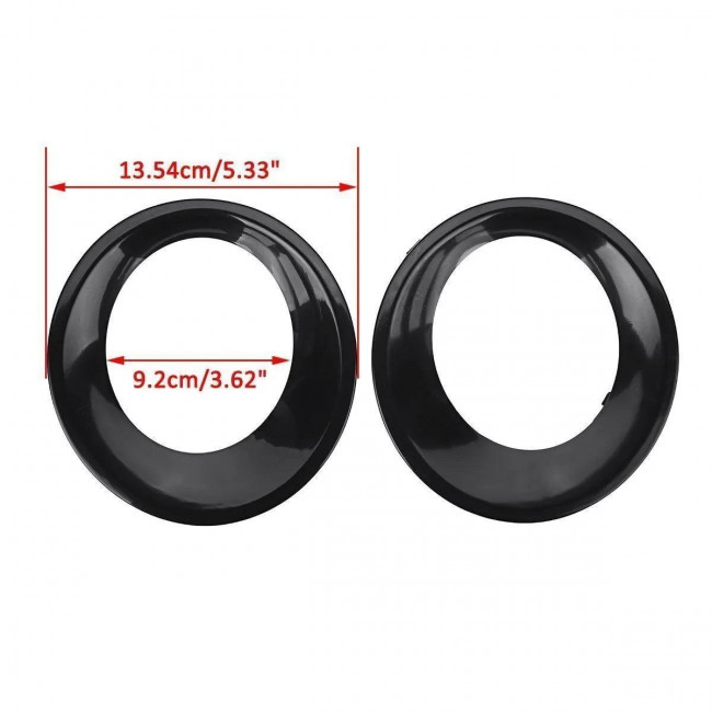 Δαχτυλίδια Προβολέων Μαύρα BMW X3 (E83) LCI (2007-2010) - 2 Tμχ. - (1005005287521153)
