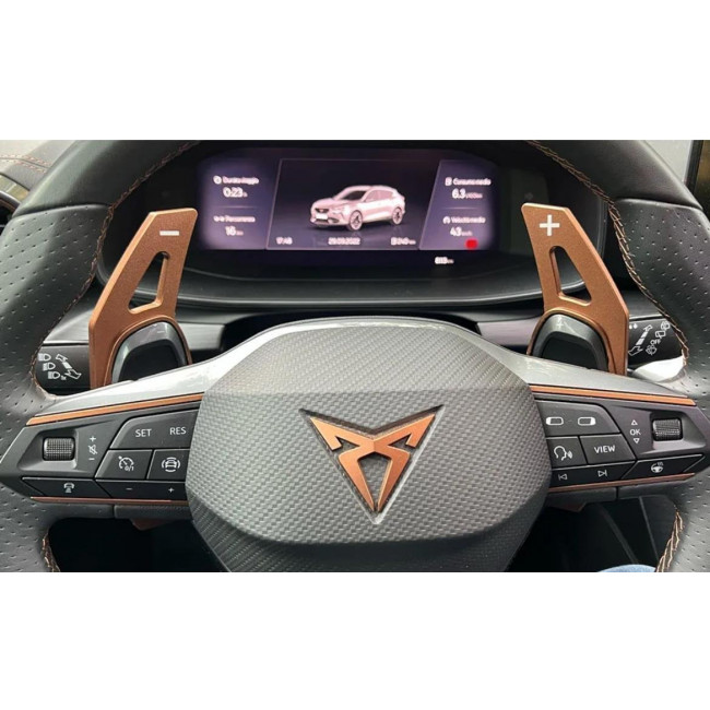 Paddles Αλουμινίου Cupra Formentor / Leon (2021-) Χαλκινο - 2 Τμχ. (1005005364368733-BR)