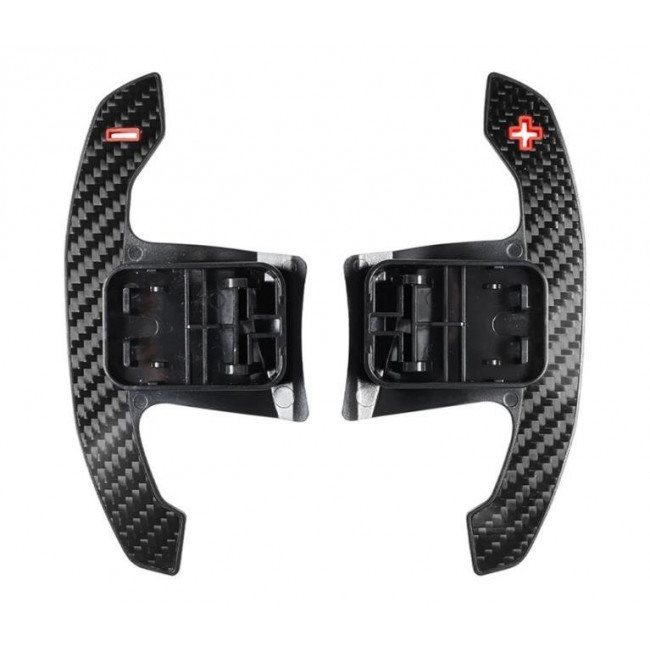 Paddles Αλουμινίου / Carbon (Αντικατάστασης) Bmw Σειρά 1 - 2 -3 - 4 - Χ - Κόκκινο - 2 Τμχ. - (1005006724454528-R)