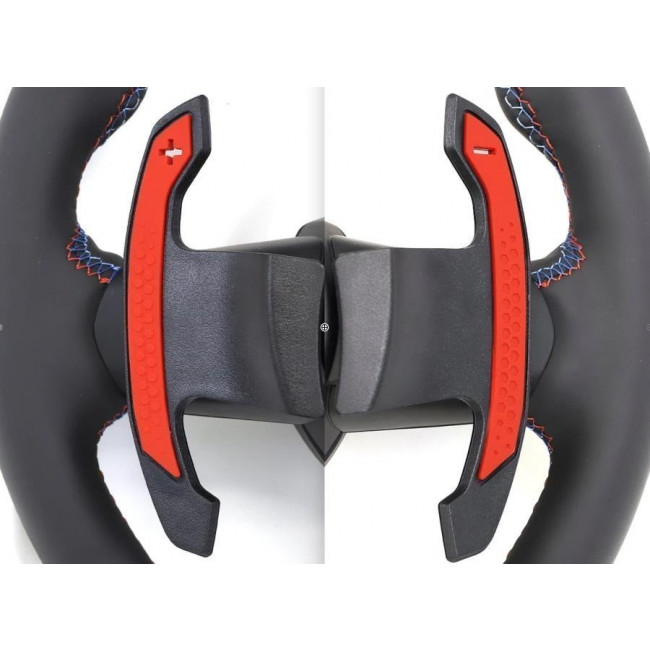 Paddles Αλουμινίου / Carbon (Αντικατάστασης) Bmw Σειρά 1 - 2 -3 - 4 - Χ - Κόκκινο - 2 Τμχ. - (1005006724454528-R)