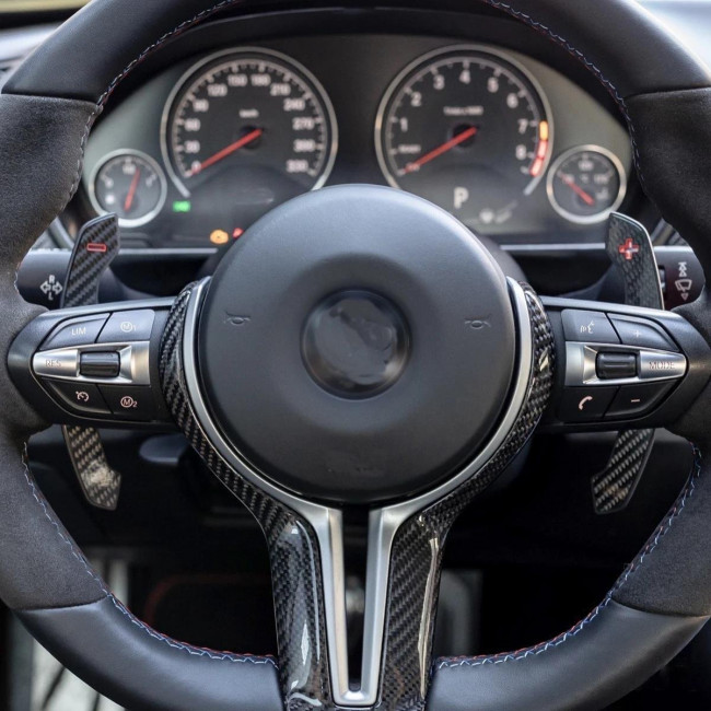 Paddles Αλουμινίου / Carbon (Αντικατάστασης) Bmw Σειρά 1 - 2 -3 - 4 - Χ - Κόκκινο - 2 Τμχ. - (1005006724454528-R)