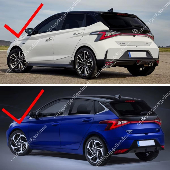 Αεροτομή Spoiler Hyundai I20 Look N (2020-2024) 1:1 - Μαύρο Γυαλιστερό -  1 Τμχ. - (1005008261343722-GB)