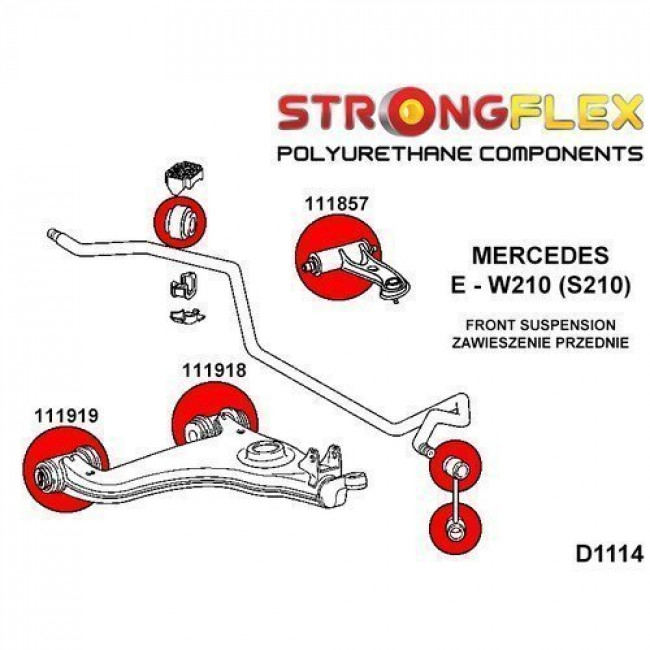 Σινεμπλόκ Πολυουρεθάνης Strongflex εμπρός αντιστρεπτικής (πίσω) - (111881B)