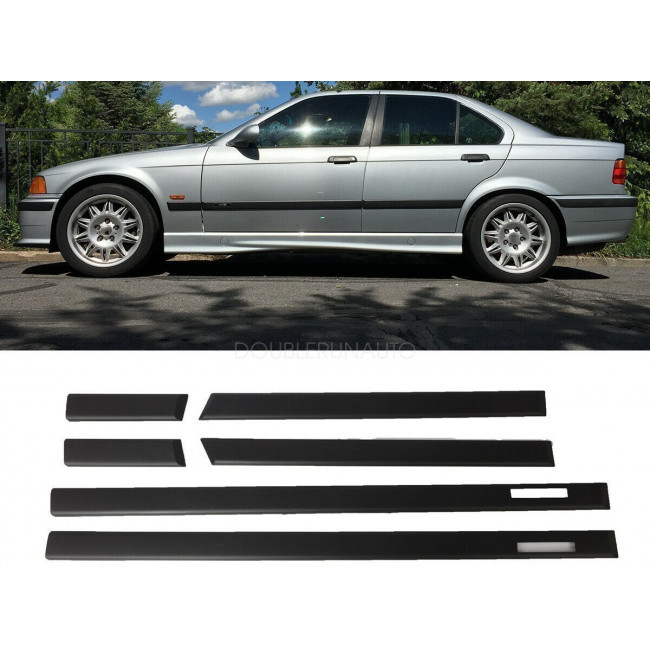Πλαϊνά Διακοσμητικά Πόρτας BMW E36 Sedan (4-Πορτο) Look M3 - 6 Τεμ.- (1213220)