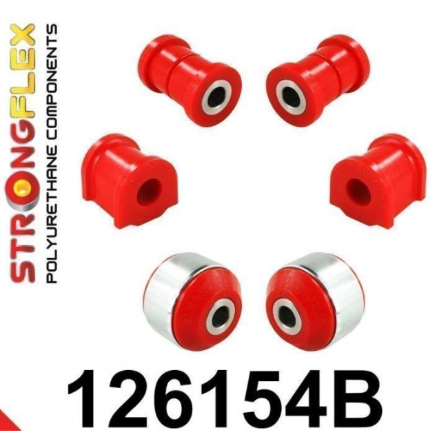 Σινεμπλοκ Πολυουρεθάνης Strongflex Εμπρός Άξονα - Mitsubishi Colt VI (2004-2012) Z30 / Smart Forfour I (2004-2006) 454 - 6 Τμχ. - (126154B)
