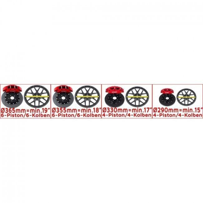 Τετραπίστονα Kit Φρένων Μπροστινά ⌀330mm V-Maxx για BMW Σειρά 4 GRAN COUPÉ (F36) / COUPÉ (F32/F82) / CABRIO (F33/F83)  - 2 Τμχ. - (20 BM330 10)