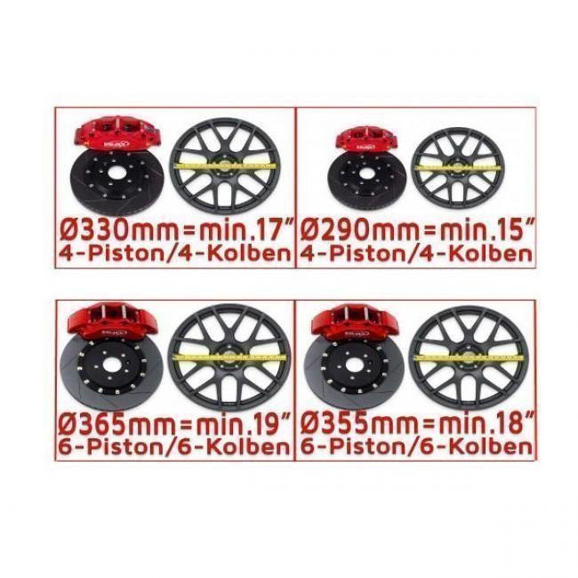 Εξαπίστονα Kit Φρένων Μπροστινά ⌀355mm V-Maxx για SKODA OCTAVIA (5E) - 2 Τμχ. - (20 SK355 01)