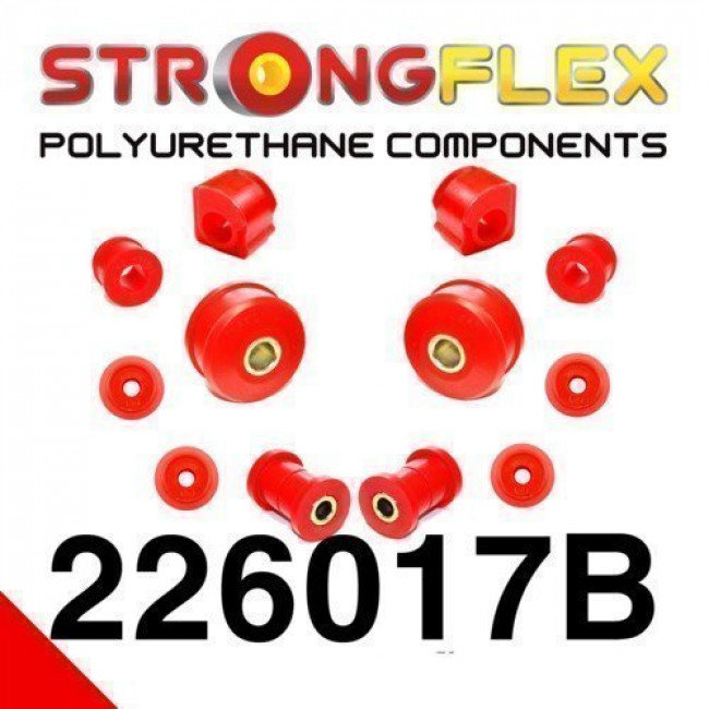 Σινεμπλόκ Πολυουρεθάνης Strongflex μπροστινού άξονα κιτ VW Golf 2 - (226017B)
