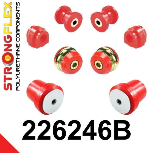 Σινεμπλόκ Πολυουρεθάνης Strongflex Μπρος Και Πισω Αξονα,Audi,seat,skoda,vw (226246B)