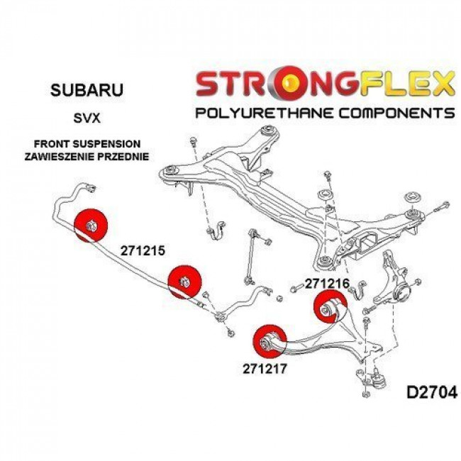 Σινεμπλόκ Πολυουρεθάνης Strongflex εμπρός αντιστρεπτικής 18mm - (271215B)