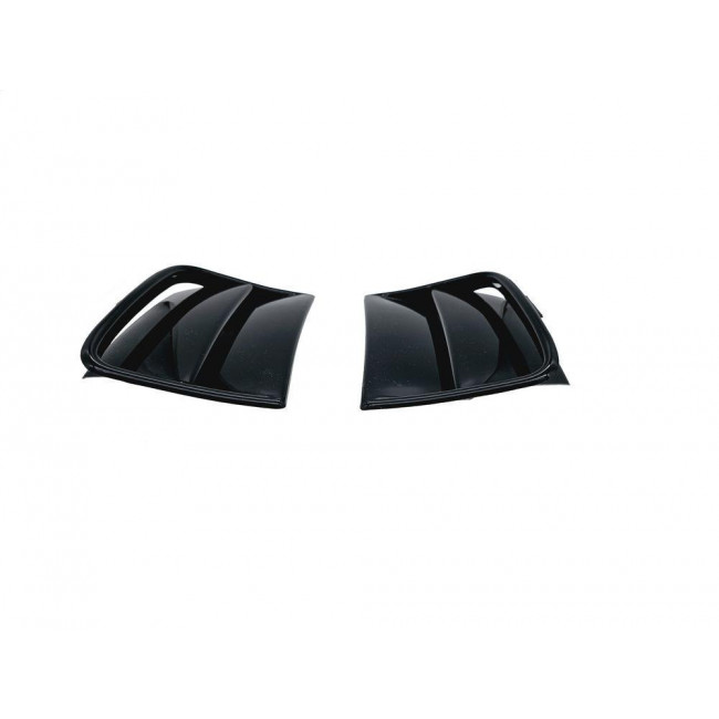 Βραγχια Προφυλακτήρα Milotec - Skoda Octavia 4 RS (1U) - (2000-2010) - Μαύρο - 2 Τμχ. - (410/04)
