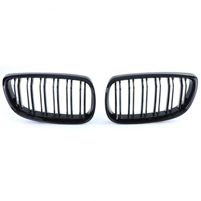 Μάσκες / Καρδιές Εμπρός BMW Σειρά 3 (E92) Coupe (2006-2010) M-LOOK - Μαύρο Γυαλιστερό - 2 Τμχ. - (5211082JOE)