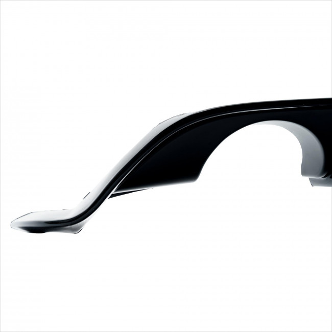 Διαχύτης / Diffuser Πίσω Προφυλακτήρα VW Golf 7 Facelift 7.5 (2017-2019) - Look R - Μαύρο Γυαλιστερό