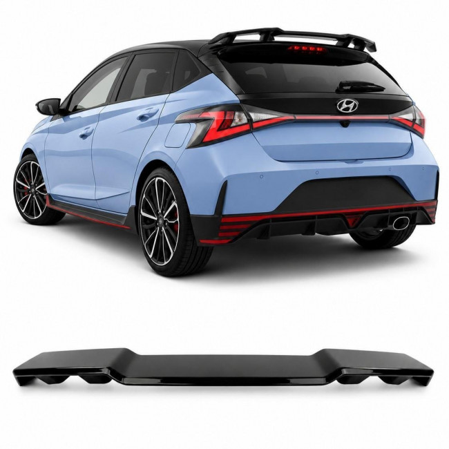 Αεροτομή Spoiler Hyundai I20 - Look N (2020-2024) - Μαύρο Γυαλιστερό