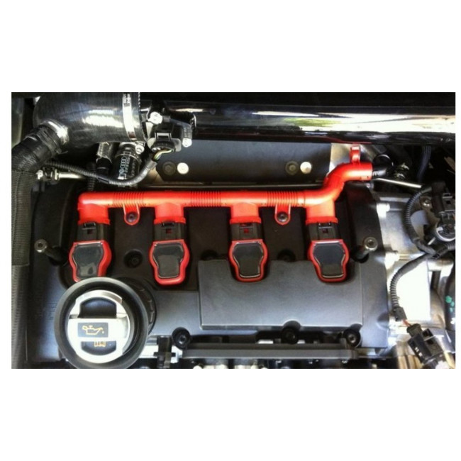 Γνήσιο Audi Κάλυμμα Πλεξούδας Πολλαπλασιαστών - Κόκκινo - 2.0 TFSI - 1 Τεμ.- (8E0971824S)