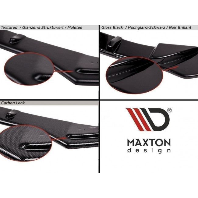 Splitter / Διαχύτης πίσω προφυλακτήρα Maxton Design ALFA ROMEO 147 GTA Carbon Look - (AL-147-1-GTA-RD1C)