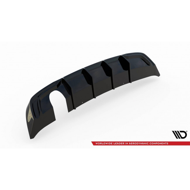 Διαχύτης Diffuser Maxton Design Audi A3 Sportback 8V Facelift (Με Μία Μονή Απόληξη) - Μαύρο Γυαλιστερό - (AU-A3-3F-SB-RS1GO_)