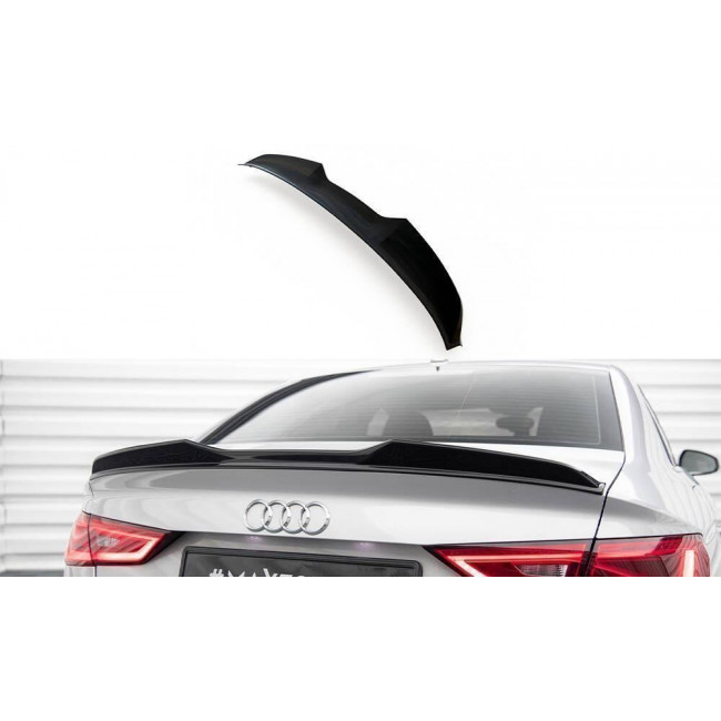 Spoiler / Αεροτομή Maxton Desing 3D Audi A3 Sedan 8V (2013 - 2016) - Μαύρο Γυαλιστερό - (AU-A3-8V-CAP3D1G)
