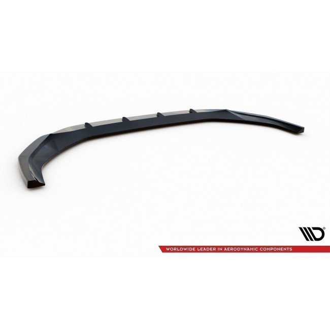 Spoiler / Χειλάκι εμπρός προφυλακτήρα Maxton Design V.2 Audi A4 B9 facelift μαύρο γυαλιστερό - (AU-A4-B9F-FD2G)