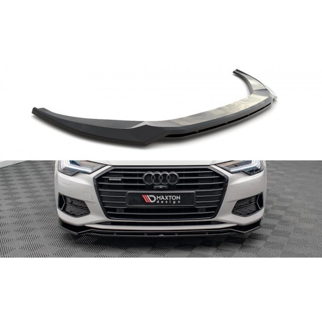Πίσω Σπόιλερ Διαχύτη Για AUDI A6 (C8) - Μαύρο Γυαλιστερό - (AU-A6-C8-FD3G+FD3RG)