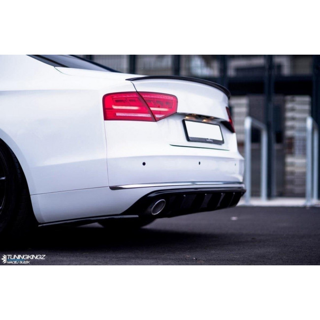 Πλαϊνά πίσω spoiler Maxton Design Audi A8 D4 look carbon - (AU-A8-D4-RSD1C)