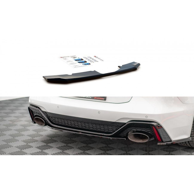 Splitter / Διαχύτης πίσω προφυλακτήρα Maxton Design Audi RS6 C8 - Μαύρο Γυαλιστερό - (AU-RS6-C8-RD1G)