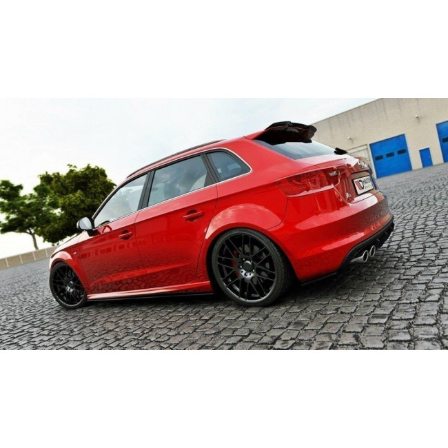 Αεροτομή / Spoiler Maxton Design Audi S3 / A3 S-Line 8V / 8V FL Hatchback / Sportback look carbon - (AU-S3-3-CAP1C)