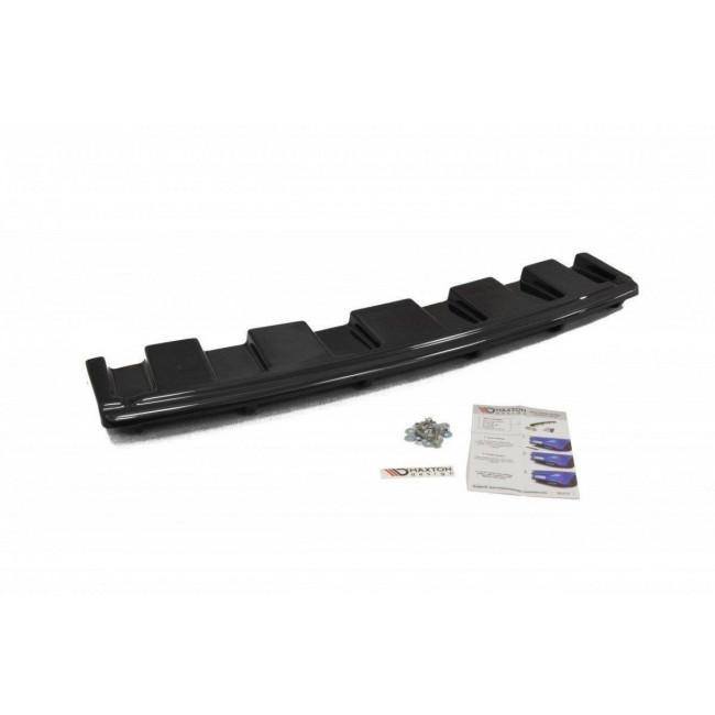 Splitter / Διαχύτης πίσω προφυλακτήρα Maxton Design Audi S6 C7 AVANT Μαύρο Γυαλιστερό - (AU-S6-C7-AV-RD1+RD2G)