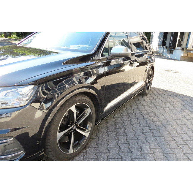 Πρόσθετα Πλαϊνά Μαρσπιέ Maxton Design Audi SQ7 / Q7 S-Line Mk.2 μαύρο γυαλιστερό - (AU-SQ7-2-SD1G)