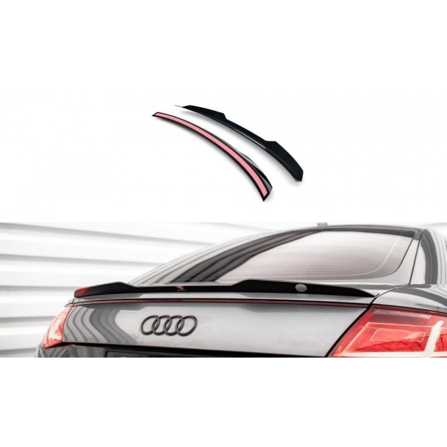 Αεροτομή / Spoiler Maxton Design Audi TT S / S-Line 8S (2014 - 2018) Μαυρο Γυαλιστερό - (AU-TT-3-SLINE-CAP1G)