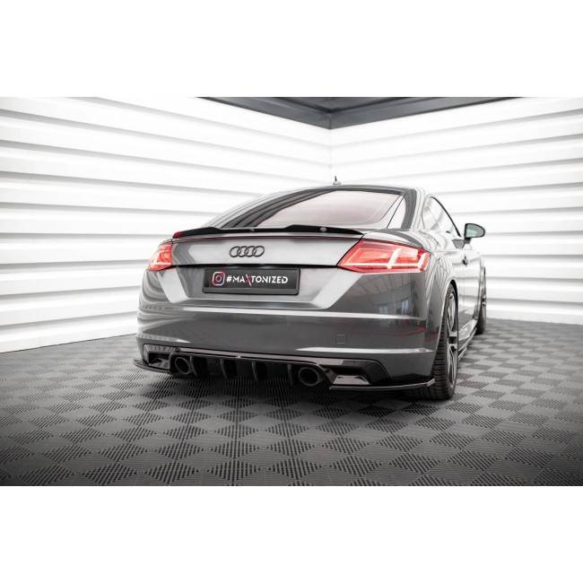 Αεροτομή / Spoiler Maxton Design Audi TT S / S-Line 8S (2014 - 2018) Μαυρο Γυαλιστερό - (AU-TT-3-SLINE-CAP1G)
