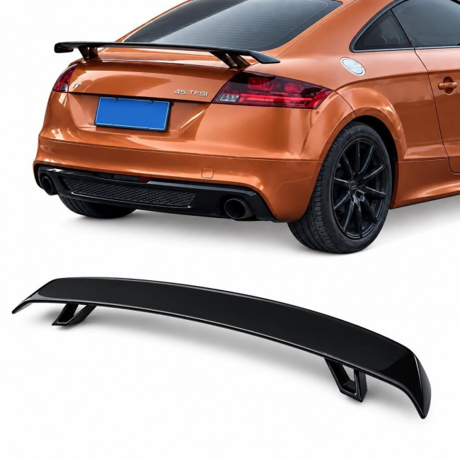 Αεροτομή / Spoiler Audi TT (8J &  8S) Look TTRS - (2008-2020) - Μαύρη Γυαλιστερή