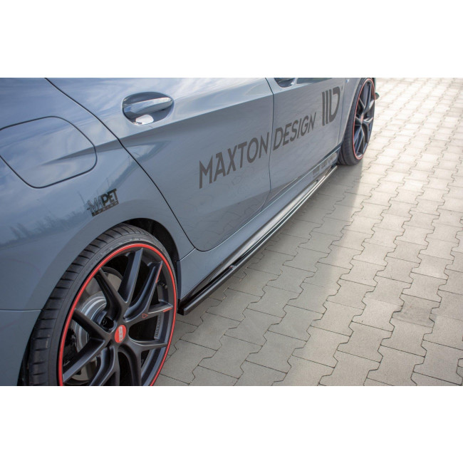 Πρόσθετα Πλαϊνά Μαρσπιέ Maxton Design V.1 BMW 1 F40 M-Pack/ M135i μαύρο σαγρέ - (BM-1-40-MPACK-SD1T)