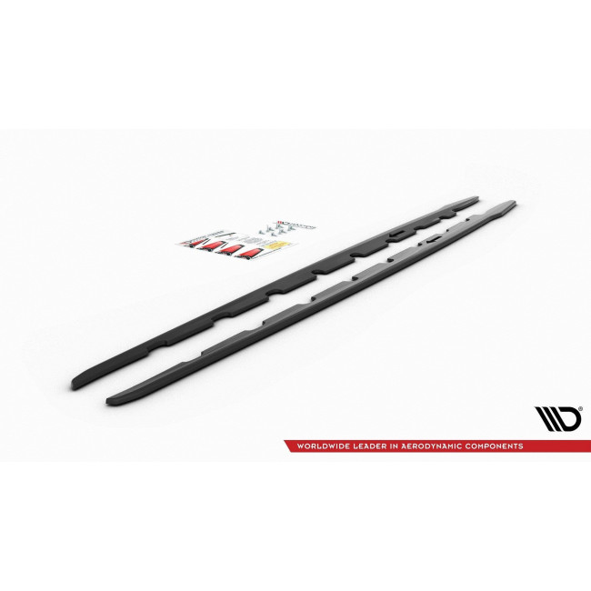 Πρόσθετα Πλαϊνά Μαρσπιέ Maxton Design BMW 1 F40 M-Pack/ M135i μαύρο γυαλιστερό - (BM-1-40-MPACK-SD2G)