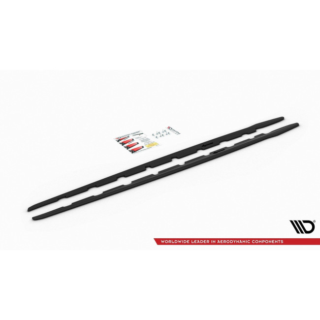 Πρόσθετα Πλαϊνά Μαρσπιέ Maxton Design BMW 1 F40 M-Pack/ M135i μαύρο γυαλιστερό - (BM-1-40-MPACK-SD2G)