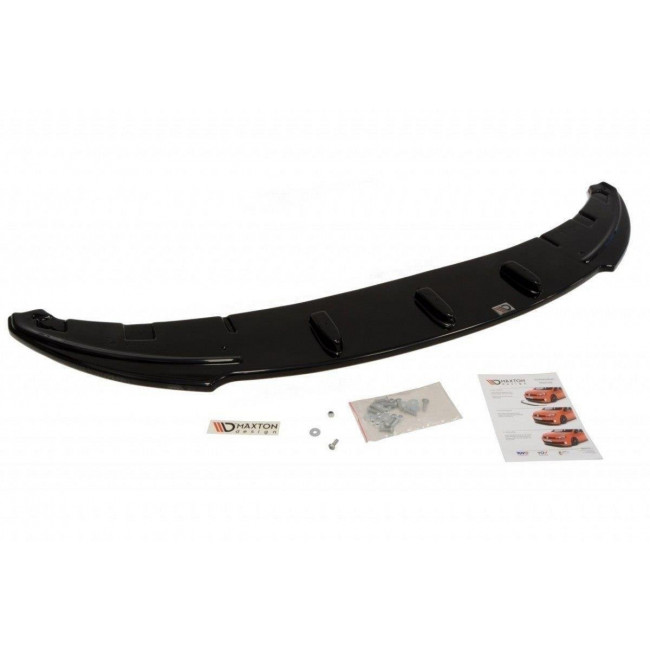 Spoiler / Χειλάκι εμπρός προφυλακτήρα Maxton Design BMW 1 E81 / E87 Μαύρο Γυαλιστερό - (BM-1-81F-FD1G)