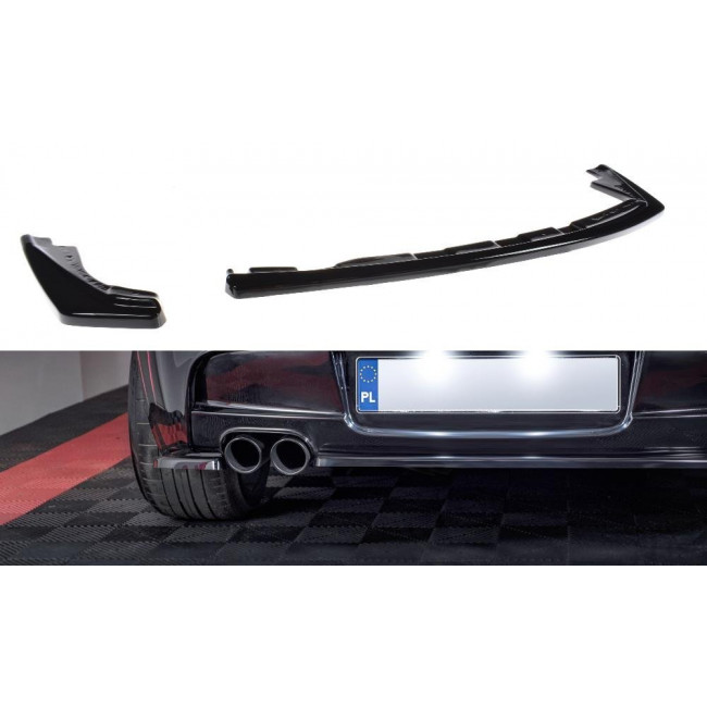 Splitter / Διαχύτης πίσω προφυλακτήρα Maxton Design Μαύρο Γυαλιστερό - (BM-1-81F-MPACK-RSD1G)