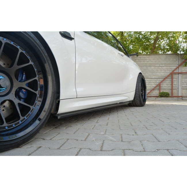 Πρόσθετα Πλαϊνά Μαρσπιέ Maxton Design BMW M2 F87 COUPE μαύρο γυαλιστερό - (BM-2-87-M-SD1G)