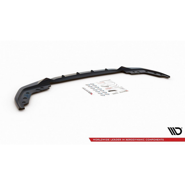 Spoiler / Χειλάκι Εμπρός Προφυλακτήρα V.4 - BMW Σειρά 3 G20 / G21 - M-Pack - Μαύρο Γυαλιστερό - (BM-3-20-MPACK-FD4G)
