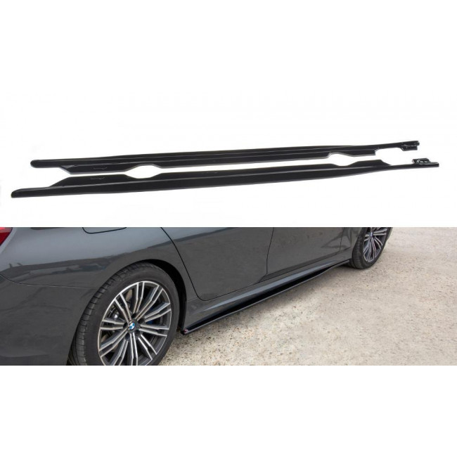 Πρόσθετα Πλαϊνά Μαρσπιέ Maxton Design BMW 3 G20 M-pack μαύρο σαγρέ - (BM-3-20-MPACK-SD1T)