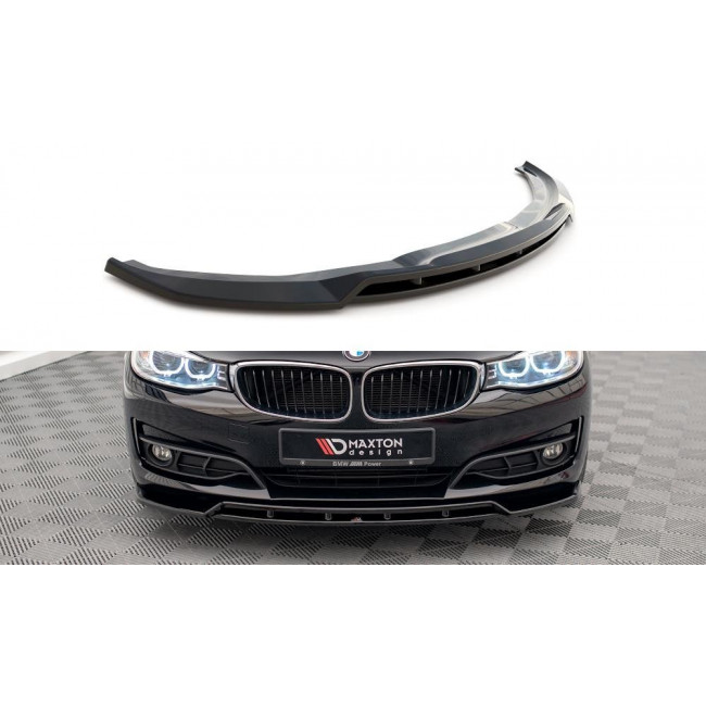 Spoiler / Χειλάκι εμπρός προφυλακτήρα Maxton Design BMW 3 GT F34 Μαύρο Γυαλιστερό - (BM-3-34-GT-FD1G+FD1RG)