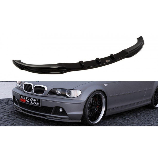 Spoiler / Χειλάκι εμπρός προφυλακτήρα Maxton Design BMW 3 E46 COUPE FACELIFT MODEL Carbon Look - (BM-3-46F-CE-FD1C)