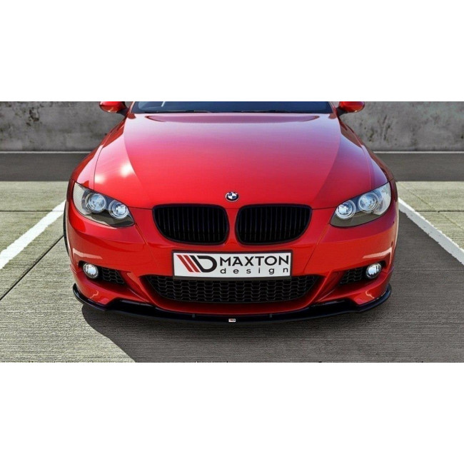 Spoiler / Χειλάκι εμπρός προφυλακτήρα Maxton Design BMW 3 E92 MPACK Carbon Look - (BM-3-92-MPACK-FD1C)